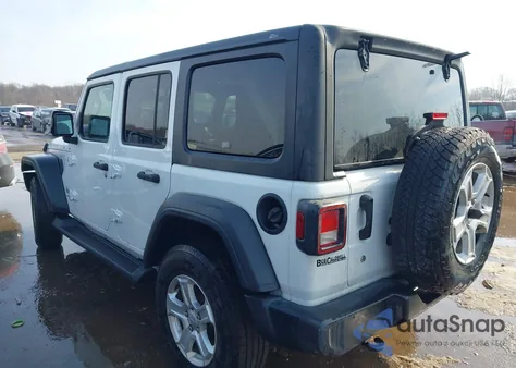 2019 Jeep Wrangler Unlimited Sport S 4X4 z USA, uszkodzony, nr VIN 1C4HJXDG8KW508006